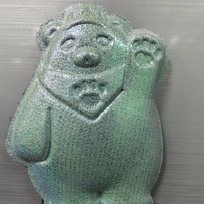 Regalos promocionales de recuerdo Imanes de nevera de oso personalizados Insignia Imanes de forma TPU Oekotex a todo color