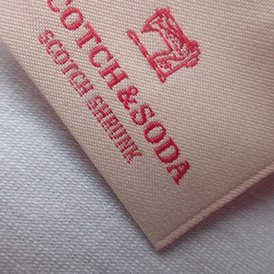 Ropa bordado insignia de diseño de moda ropa de color duradero tela tejida ropa parche