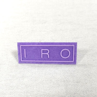 Etiqueta impresa de silicona - Logotipo personalizado Parche de silicona para decoración de ropa