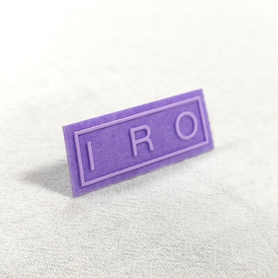 Etiqueta impresa de silicona - Logotipo personalizado Parche de silicona para decoración de ropa