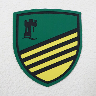 Etiqueta personalizada de silicona serigrafiada, impermeable, duradera, con logotipo, para ropa deportiva y uniformes