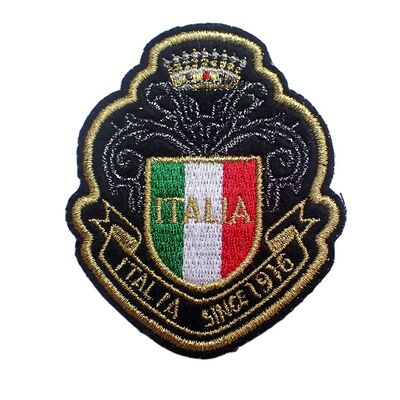 Customized Eco-Friendly Embroidery Patches With Different Colors and Effects Hot Melt Adhesive on the Back