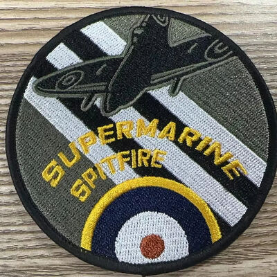 Wholesale 3D Embroidered Patches Sewing Badges Iron  Heat Press Stickers for Clothing