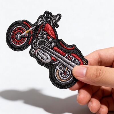 Custom Embroidered Patches Heat Transfer with 3D Multicolor Logo for Ski Wear Offering Eco Friendly Materials and Wide Color Options