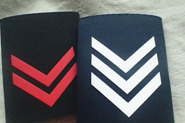 Uniforme de encargo de la impresión de la pantalla de las hombreras militares, hombrera azul del tablero de hombro