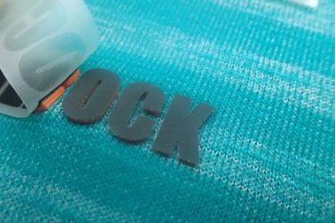 la ropa de la transferencia de calor de la insignia del silicón 3D etiqueta respetuoso del medio ambiente