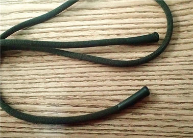Suavidad del cordón de la cremallera de Customerized los 4MM y conclusiones para la ropa, zapatos del silicón de Matt
