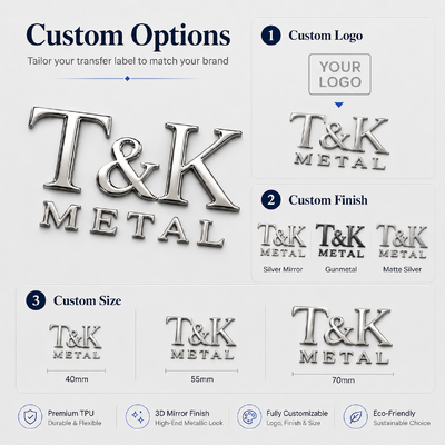 Insignias de TPU 3D de alta frecuencia, TPU suave, transferencia de calor, logotipos personalizados, duraderas y disponibles en varios colores para prendas de vestir