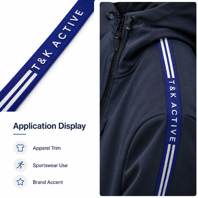Secuencia elástico del cordón de las prendas íntimas