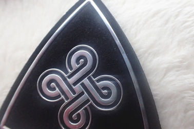 El cuero repujado de encargo de la transferencia de calor remienda el logotipo 3D en el ante, etiquetas de la ropa TPU