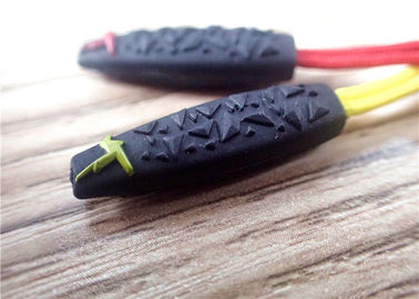 Tirador de goma modificado para requisitos particulares Eco de la cremallera del silicio colorido 3D - amistoso