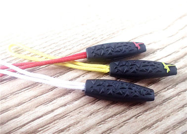 Tirador de goma modificado para requisitos particulares Eco de la cremallera del silicio colorido 3D - amistoso