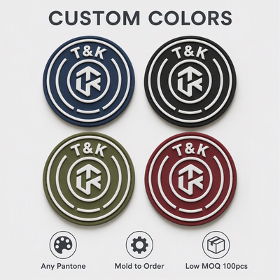Etiqueta de transferencia de calor de PVC de logotipo personalizado con efecto en relieve 3D - Ecológica y lavable para la marca de ropa