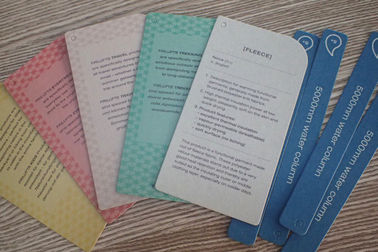 Recyled personalizado imprimió los accesorios de papel de la etiqueta colgante/de la ropa