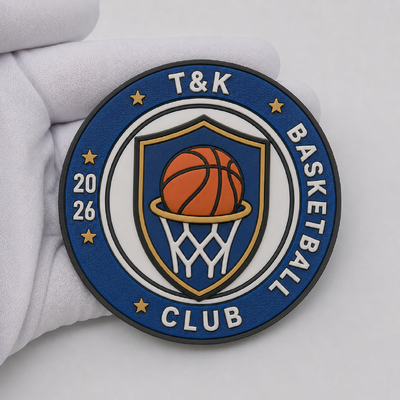 Parches personalizados de logotipo de TPU 3D para ropa deportiva: insignias de alta frecuencia ecológicas, lavables y totalmente personalizables