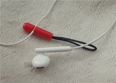 Tirador de goma funcional de la cremallera del cable del auricular del desgaste para el deportista que escucha la música