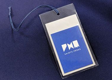 Etiquetas colgantes personalizadas de la ropa para etiquetas del PVC de los regalos/de Recyled de la ropa