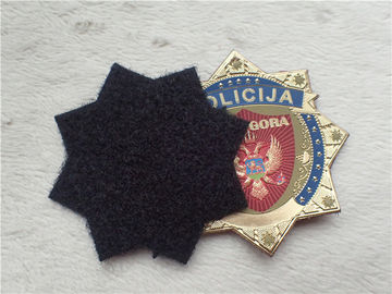 La ropa de encargo impermeable remienda el gancho y el lazo de alta frecuencia del logotipo del oro TPU