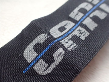 Cordón no elástico de los accesorios del equipaje, correa de nylon plana del cordón de los 37MM con el logotipo de la impresión