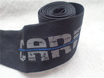 Cordón no elástico de los accesorios del equipaje, correa de nylon plana del cordón de los 37MM con el logotipo de la impresión