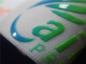 Banda elástica suave del silicón del logotipo colorido brillante de la impresión no tóxica