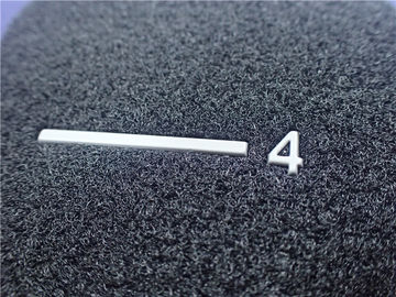 Eco - remiendo gris de encargo del gancho del velcro negro amistoso y de la ropa del logotipo del lazo TPU
