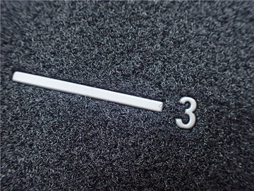 Eco - remiendo gris de encargo del gancho del velcro negro amistoso y de la ropa del logotipo del lazo TPU