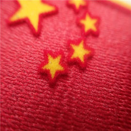 La ropa lisa remienda la congregación amarilla inferior sagrada de Tatami de la felpa de las estrellas de Reb de la bandera nacional cromático