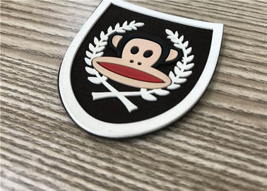 Remiendo de goma modificado para requisitos particulares profesional del logotipo de la microfibra para la ropa y los bolsos etc