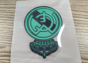 El hierro de encargo en Logo Sticker High Frequency grabado en relieve 3D TPU remienda para la ropa del deporte