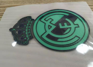 El hierro de encargo en Logo Sticker High Frequency grabado en relieve 3D TPU remienda para la ropa del deporte