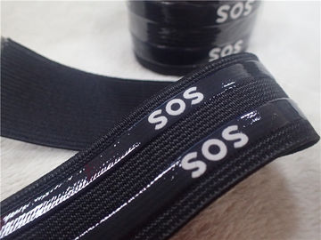 Correas elásticos de la deformación del telar jacquar brillante no- del color para los accesorios de los sombreros