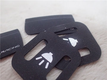 La ropa de encargo del SGS remienda el logotipo de plata reflexivo impreso en el material de Hypalon para la ropa de deportes