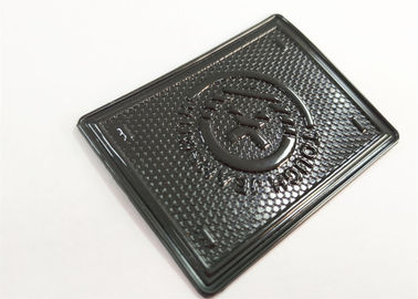 Etiqueta grabada en relieve personalizada de encargo de Logo Jeans Genuine Leather Patch /Leather para la ropa