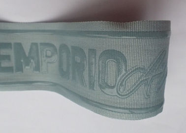 Cinta no elástico tejida cinta Spandex de la impresión de la pantalla del silicio + material del silicio