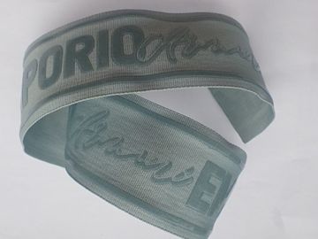 Cinta no elástico tejida cinta Spandex de la impresión de la pantalla del silicio + material del silicio