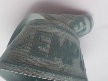 Cinta no elástico tejida cinta Spandex de la impresión de la pantalla del silicio + material del silicio