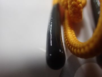 Cordón no elástico de moda con las conclusiones brillantes del silicón respetuosas del medio ambiente