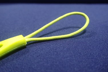 Tirador de goma no tóxico TPU de la cremallera con el cordón del poliéster fácil formar