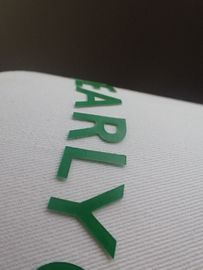 Caliente - el pegamento que apoyaba la etiqueta/la aduana de la impresión de la pantalla del logotipo 3D imprimió remiendos