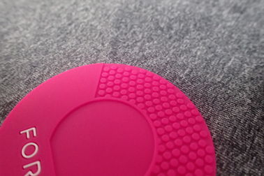 Los remiendos de goma rosados del PVC 3D cosen - en modelo nuevo a prueba de agua del estilo