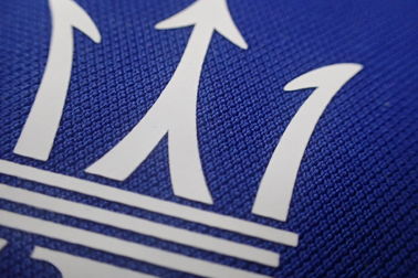 La transferencia de calor de encargo de la tinta del logotipo remienda las etiquetas para el polo, ropa de la tela de los deportes