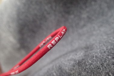 Secuencia elástico del cordón de las prendas íntimas respetuosas del medio ambiente de 0.75m m