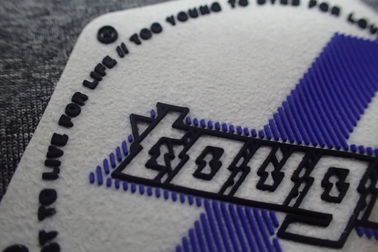 Remiendos de goma del logotipo de la inyección de OEKO