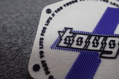 Remiendos de goma del logotipo de la inyección de OEKO