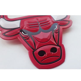 Hierro de cuero rojo lavable de TPU en remiendos de encargo de la ropa