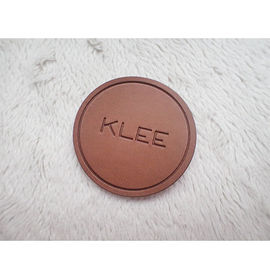 Etiqueta de cuero de LOGO Soft Debossed Foldable del remiendo de encargo de la PU para los vaqueros de los bolsos de la ropa
