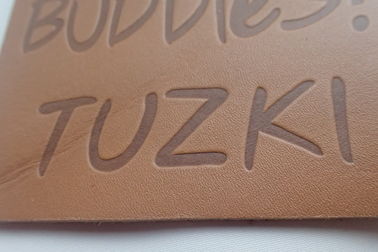 Logotipo Logo Embossed Leather Patches de Custom del fabricante para el bolso, para el sombrero/la ropa