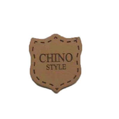 Parches de cuero auténticas de Clothing Logo Badges Heat Press Emboss del vaquero para los vaqueros