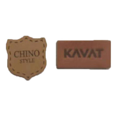Parches de cuero auténticas de Clothing Logo Badges Heat Press Emboss del vaquero para los vaqueros